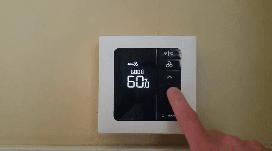 how to override honeywell thermostat