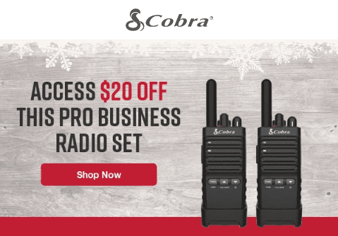 Access $20 Off this Pro Business Radio Set