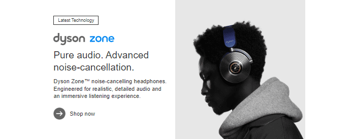 Explore Dyson Zone noise-cancelling headphones