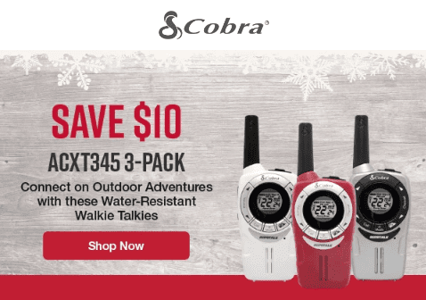Save $10 on the ACXT345 Two-Way Radio Set