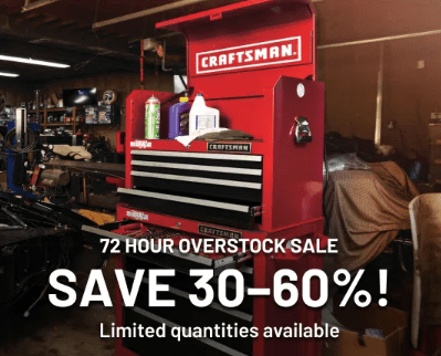 BIGGEST Overstock Sale Starts Today!