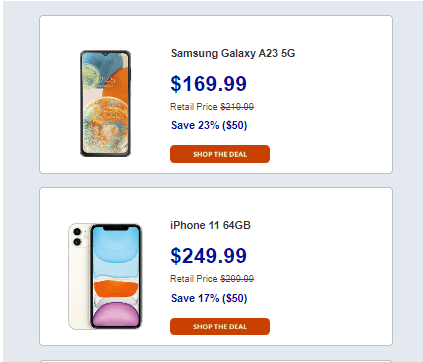 Save on 5G phones + FREE shipping
