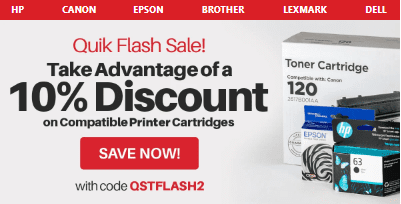 Snag your 10% off on compatible ink today